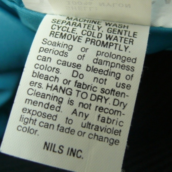 NILS Ski Jacket Size 10 Vintage 90s Blue Made in USA - Picture 5 of 8